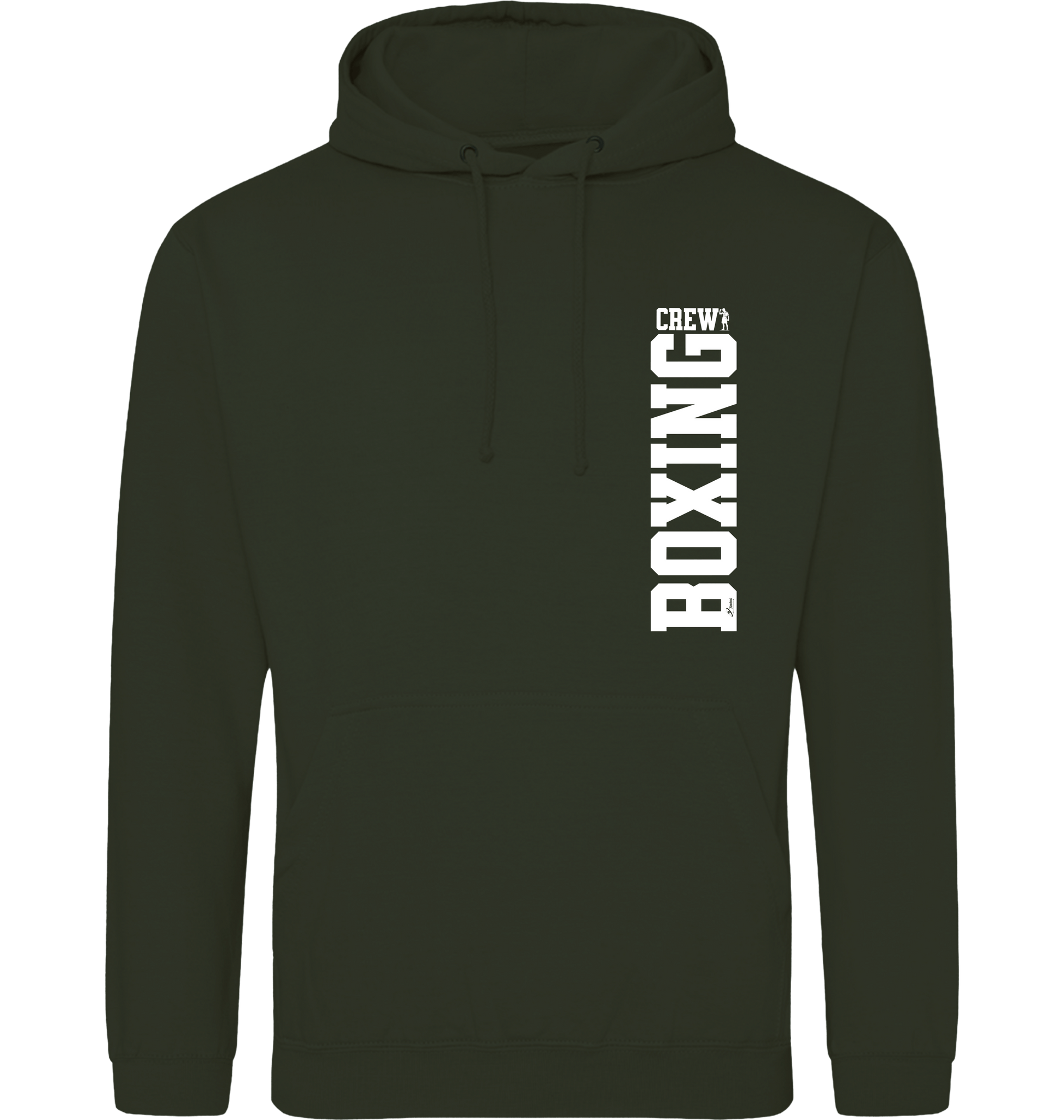 Combat Green Printed Hoody Front
