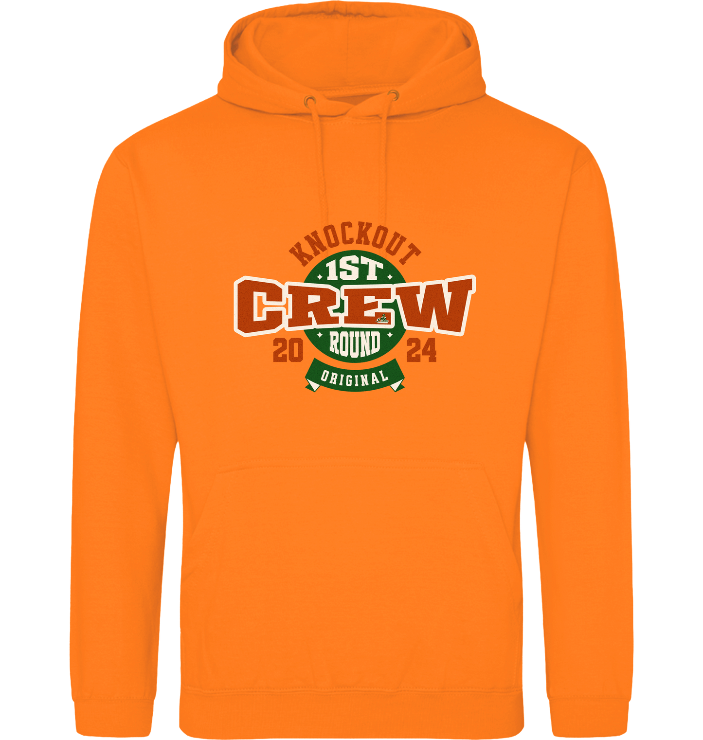 Orange Crush Printed Hoody Front