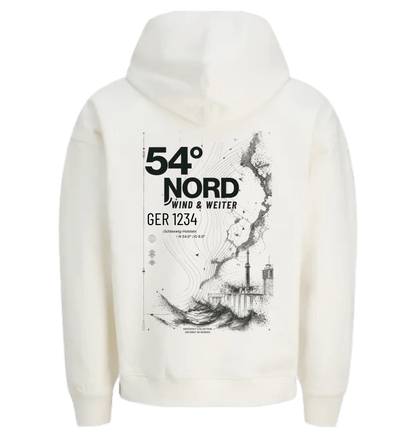 Egret Printed Hoody Back