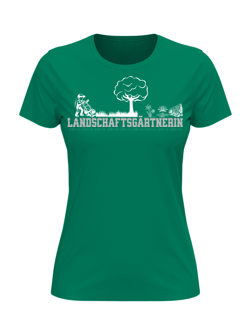 T-Shirt  Landschaftsgärtnerin | T-Shirt Gärtnerin | Girlie Shirt Landschaftsgärtnerin