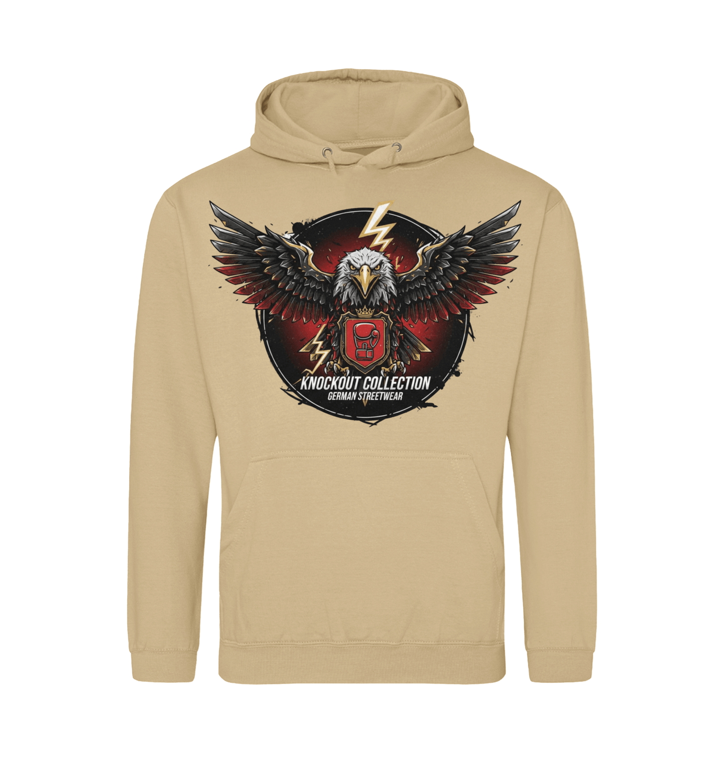 Desert Sand Printed Hoody Front