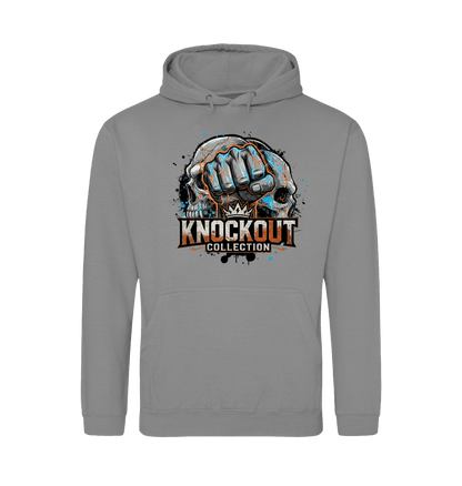 Platinum Grey Printed Hoody Front