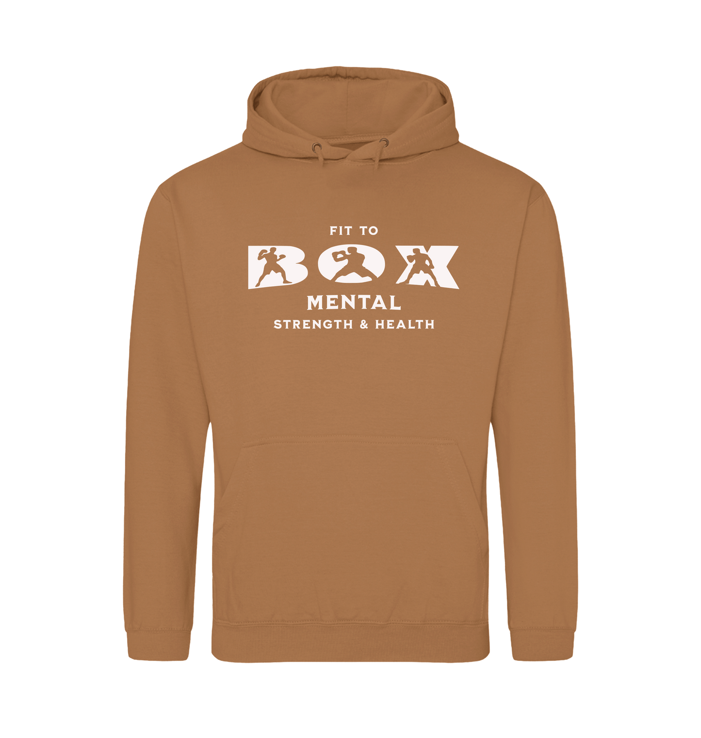Caramel Latte Printed Hoody Front