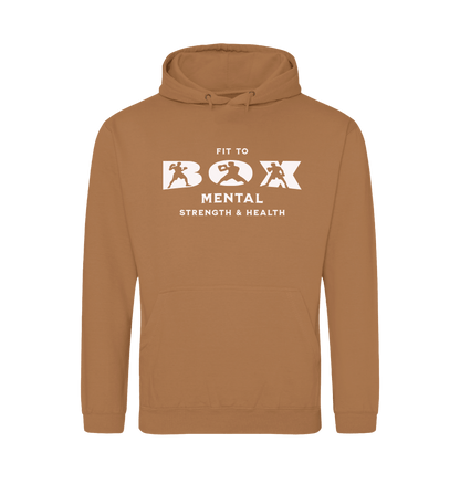 Caramel Latte Printed Hoody Front