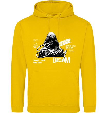 Gold Printed Hoody Front