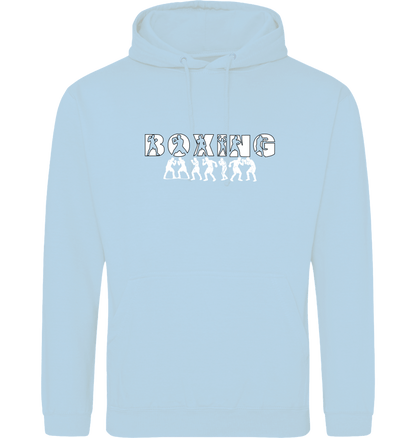 Sky Blue Printed Hoody Front