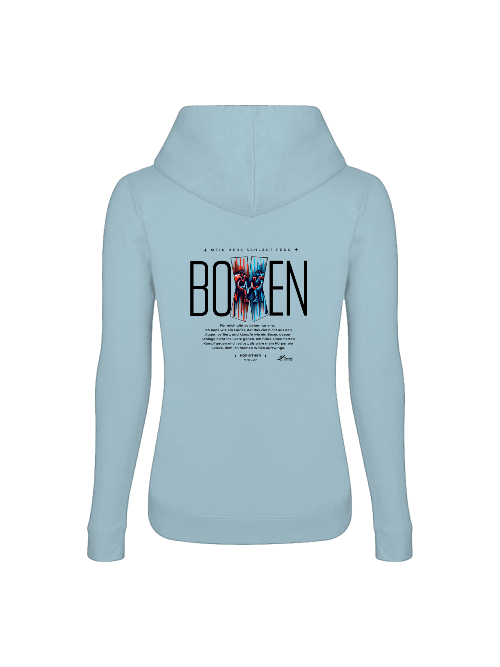 Girlie College Hoodie | Mein Herz schlägt fürs Boxen 3