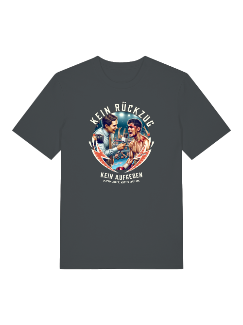 Retro Box Shirt Kein Rückzug Knockout Collection 