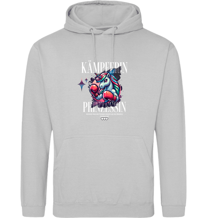 Moondust Grey Printed Hoody Front