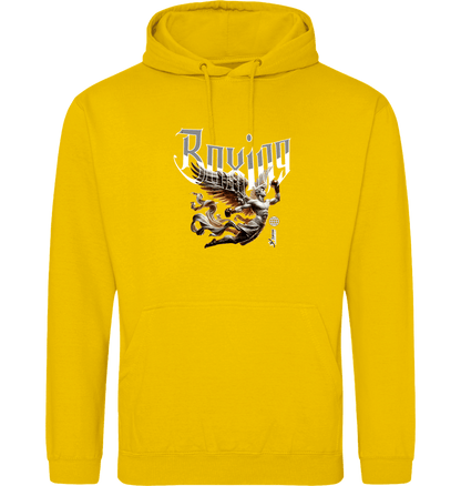Gold Printed Hoody Front