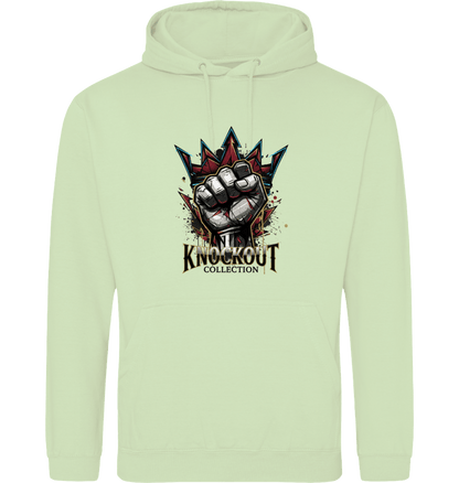 Pistachio Green Printed Hoody Front