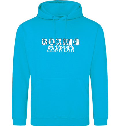 Hawaiian Blue Printed Hoody Front