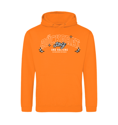 Orange Crush Printed Hoody Front