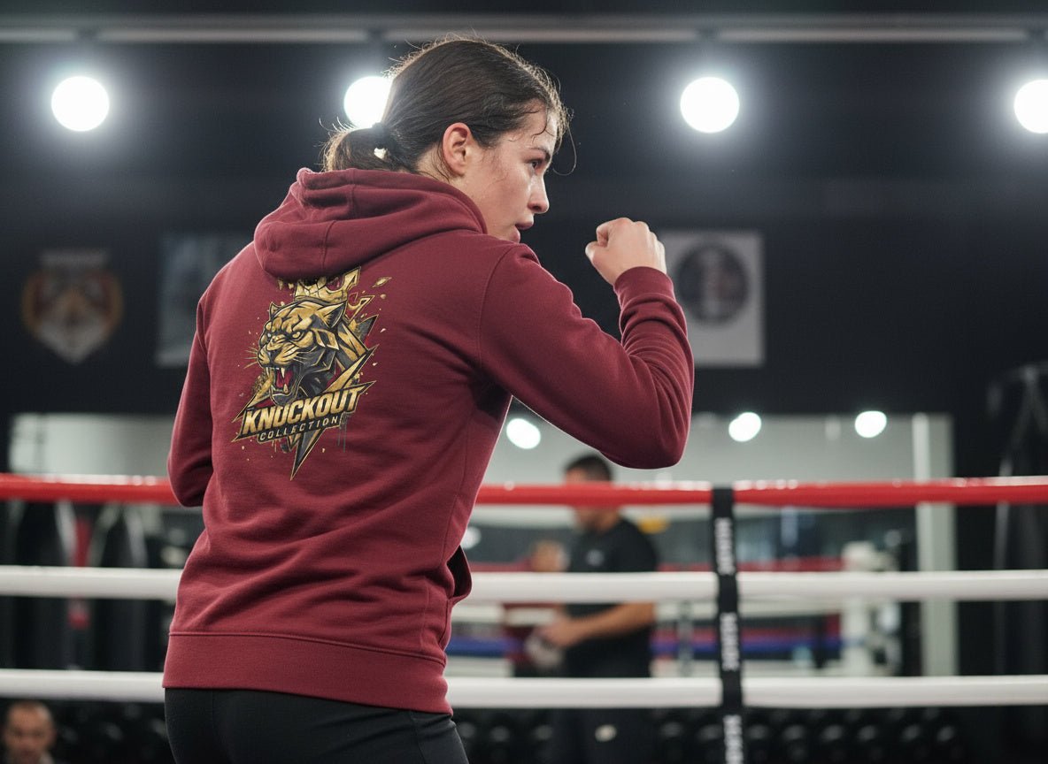 Girlie College Hoodie Boxen | Panther Bild 2 Knockout Collection Boxsport