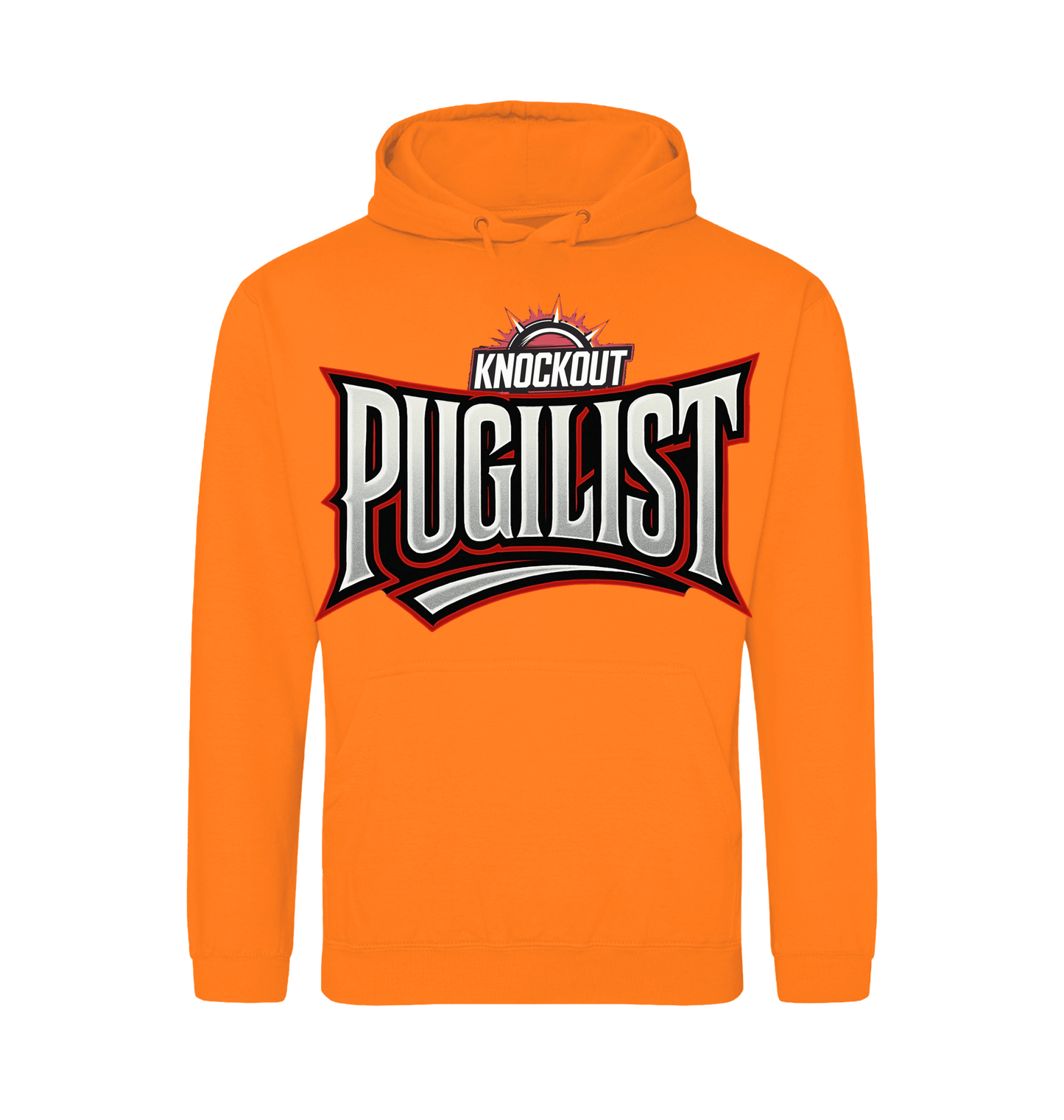 Orange Crush Printed Hoody Front