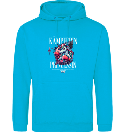 Hawaiian Blue Printed Hoody Front