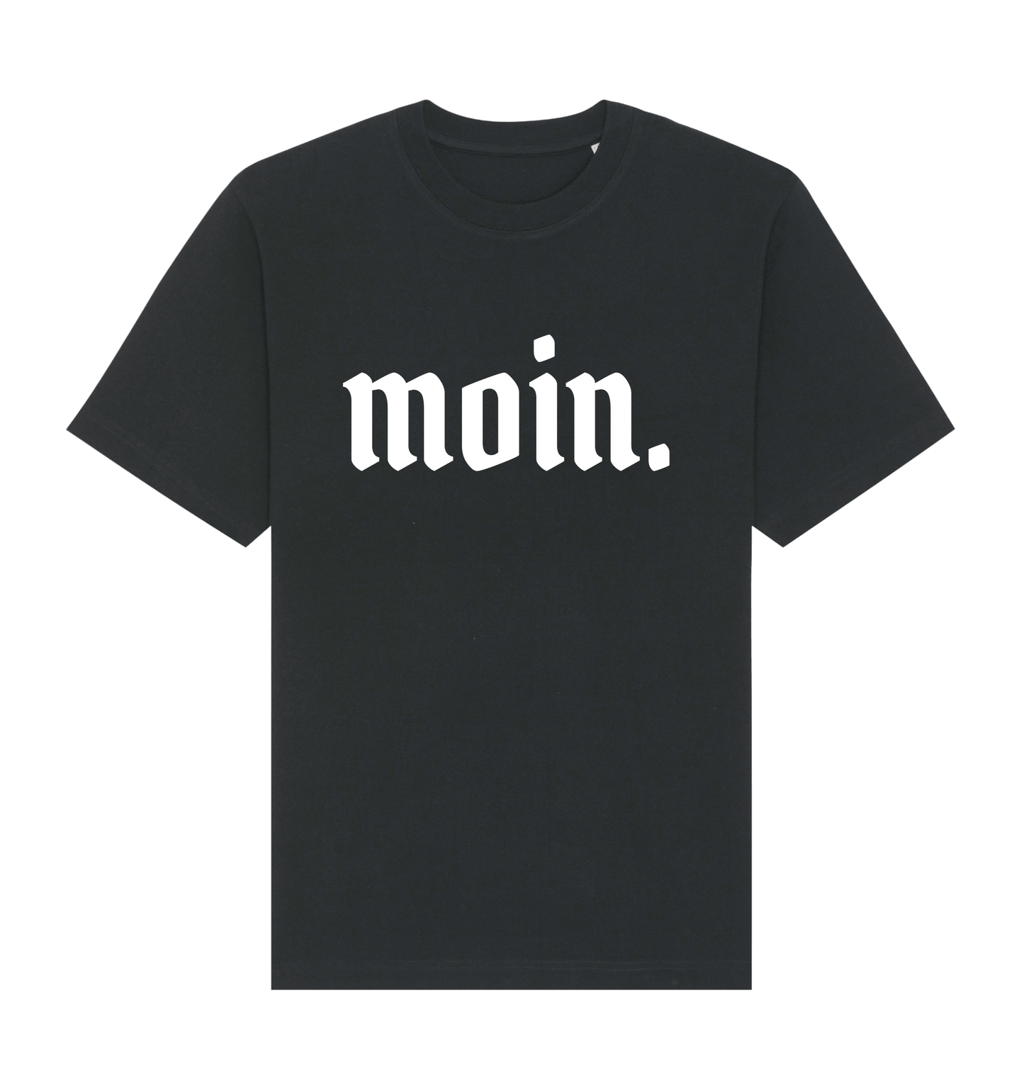 Black Printed T-shirt Front