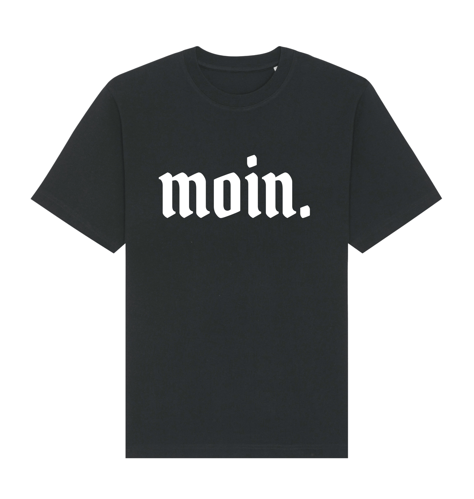 Black Printed T-shirt Front