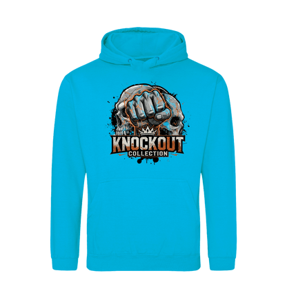 Hawaiian Blue Printed Hoody Front