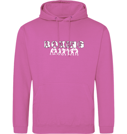 Candyfloss Pink Printed Hoody Front