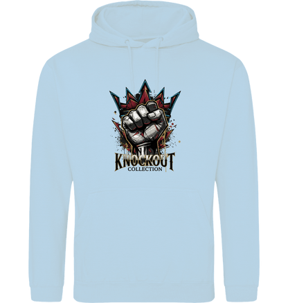 Sky Blue Printed Hoody Front