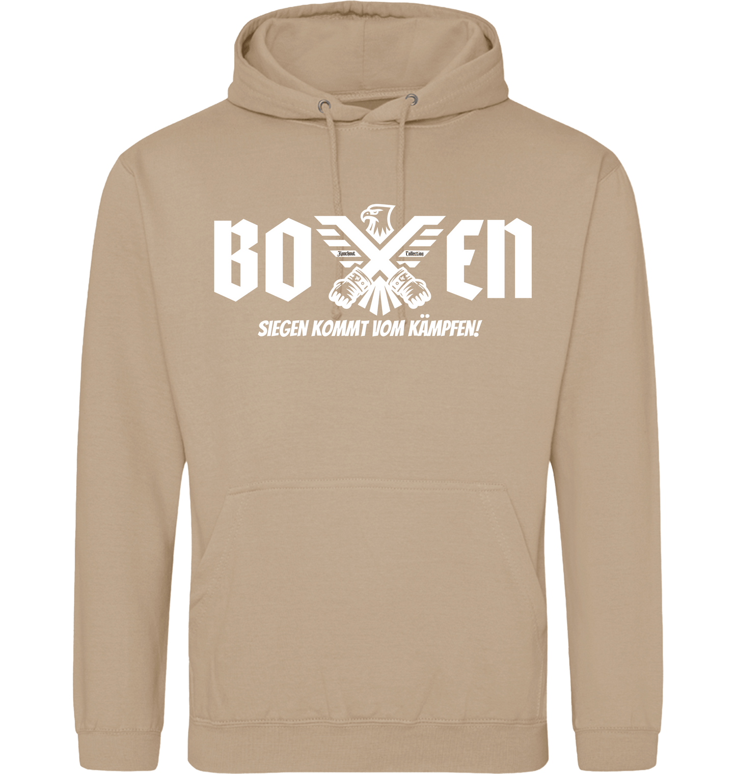 Nude Printed Hoody Front