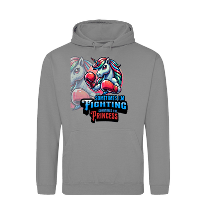 Platinum Grey Printed Hoody Front