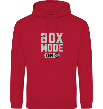 Fire Red Printed Hoody Front
