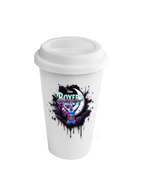 Coffee-to-Go Becher mit Abdeckung | Boxers Glory