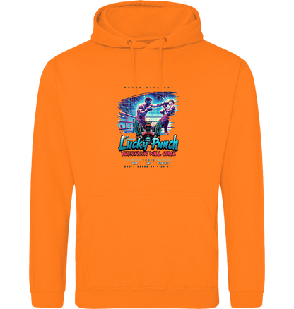 Orange Crush Printed Hoody Front