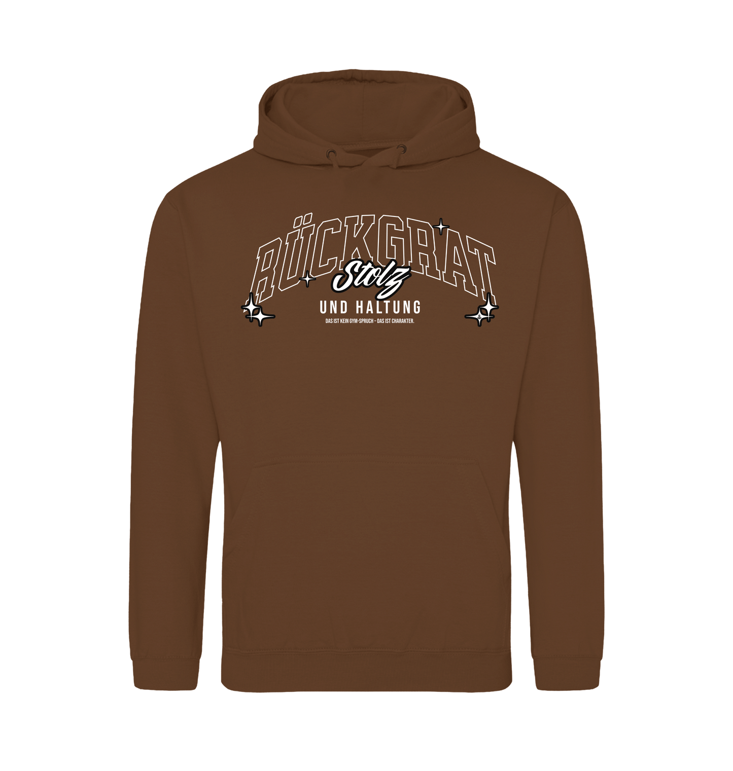 Caramel Toffee Printed Hoody Front