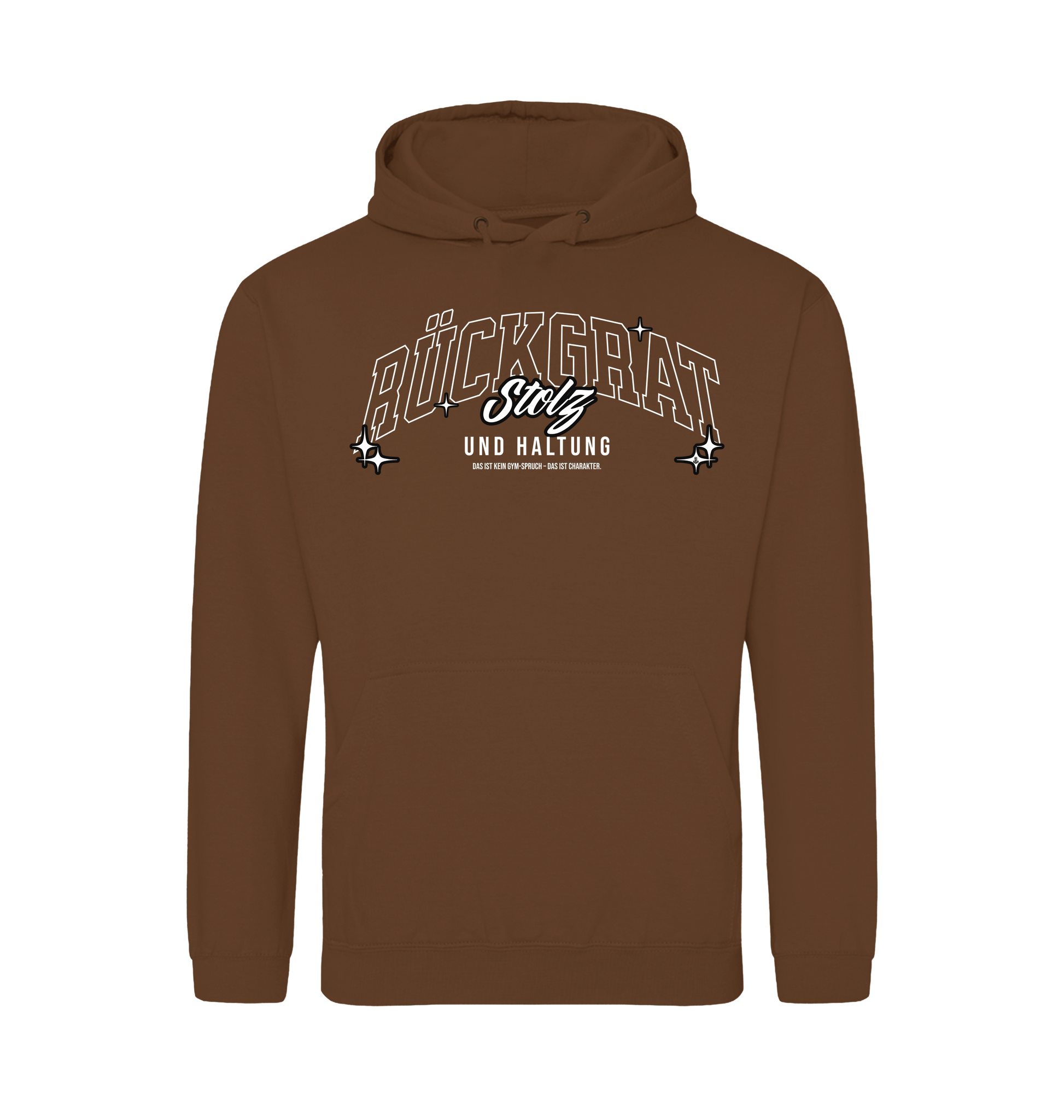 Caramel Toffee Printed Hoody Front