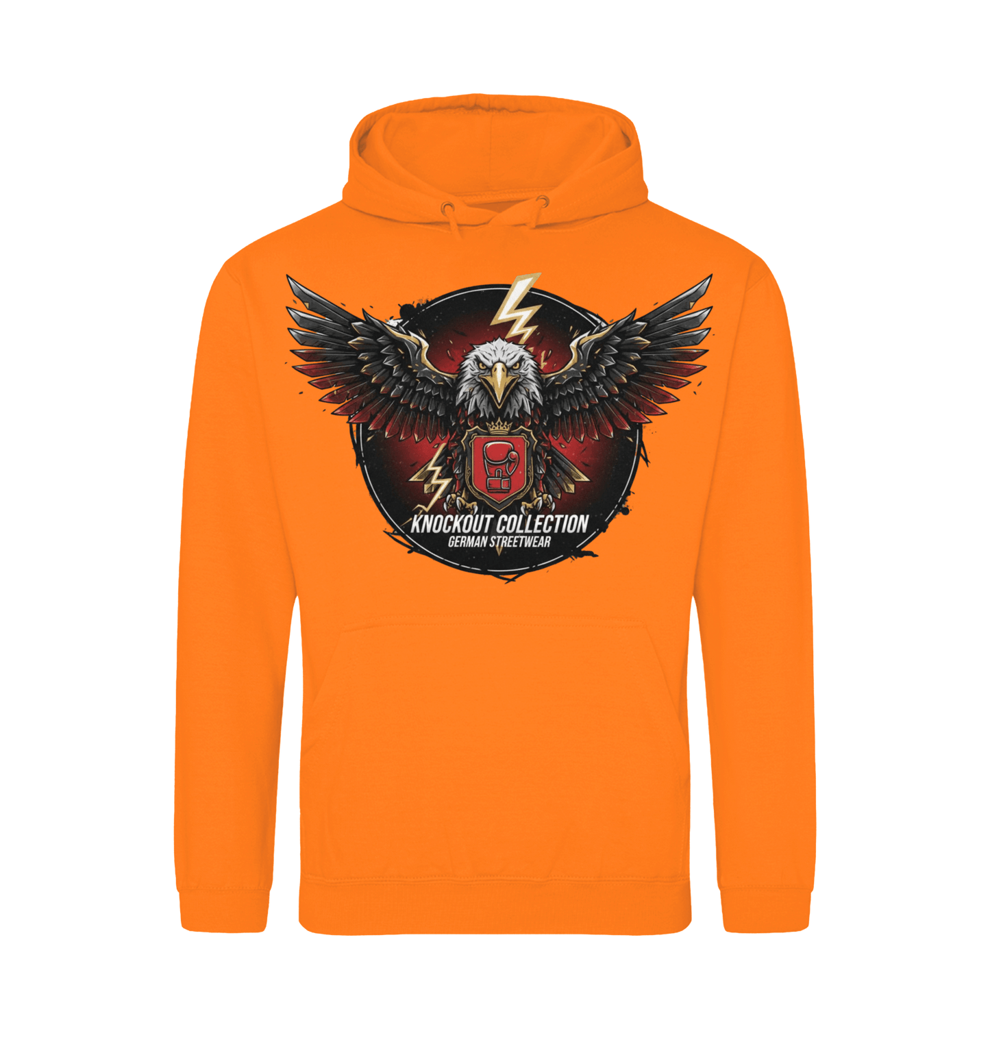 Orange Crush Printed Hoody Front