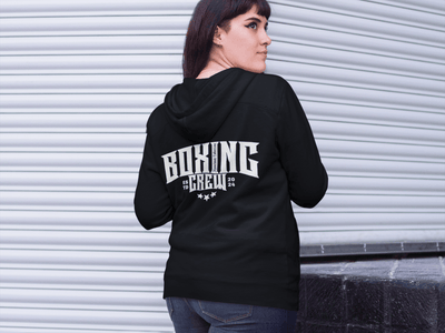 Ladies Short Oversized Zip Jacke Boxen | Boxing Crew2