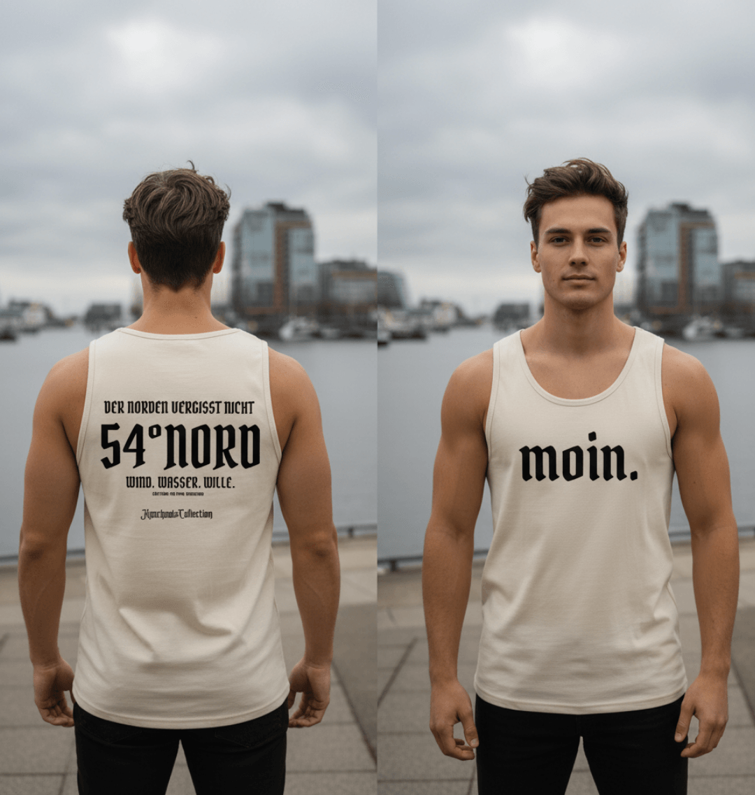 Tank Top Der Norden vergisst nicht Gischt Rückansicht Print Knockout Collection 54° Nord
