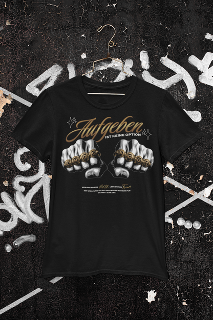 Box-Shirt Aufgeben ist keine Option | Knockout Collection | Boxwear | Streetwear | Boxkleidung 