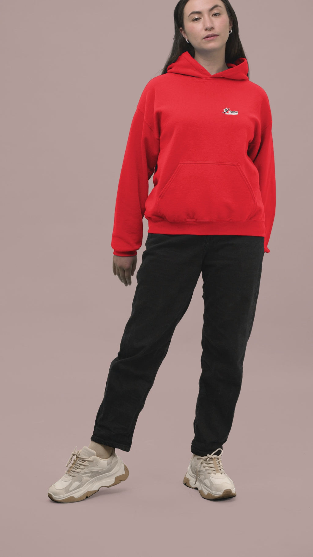 Girlie College Hoodie | Boxing Queen II