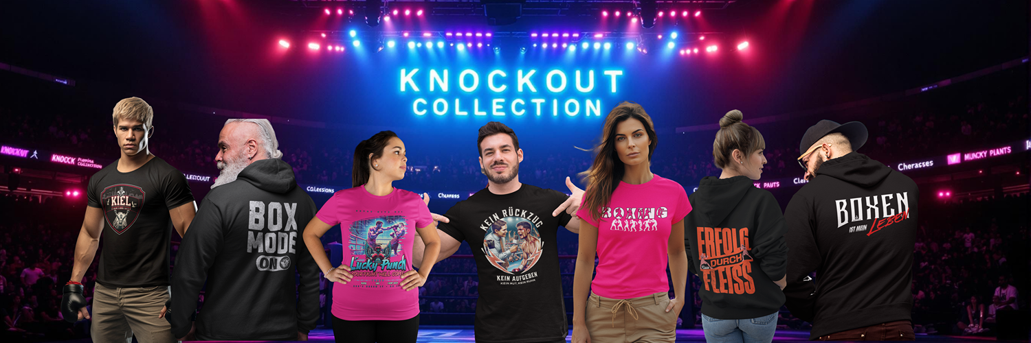 Knockout Collection | Box-Wear | Box-Schirts | Box-Hoodies | Streetwear | Boxklamotten | Gym-Wear | Gym-Shirt |