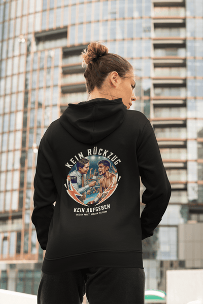 Ladies Short Oversized Zip Jacke Boxen | Kein Rückzug